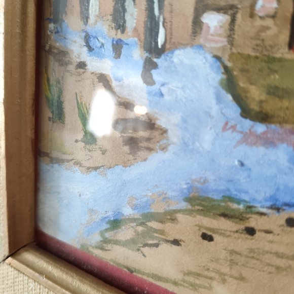 Vintage Pastel Art Work, signed 1980 - Picture 5 of 13